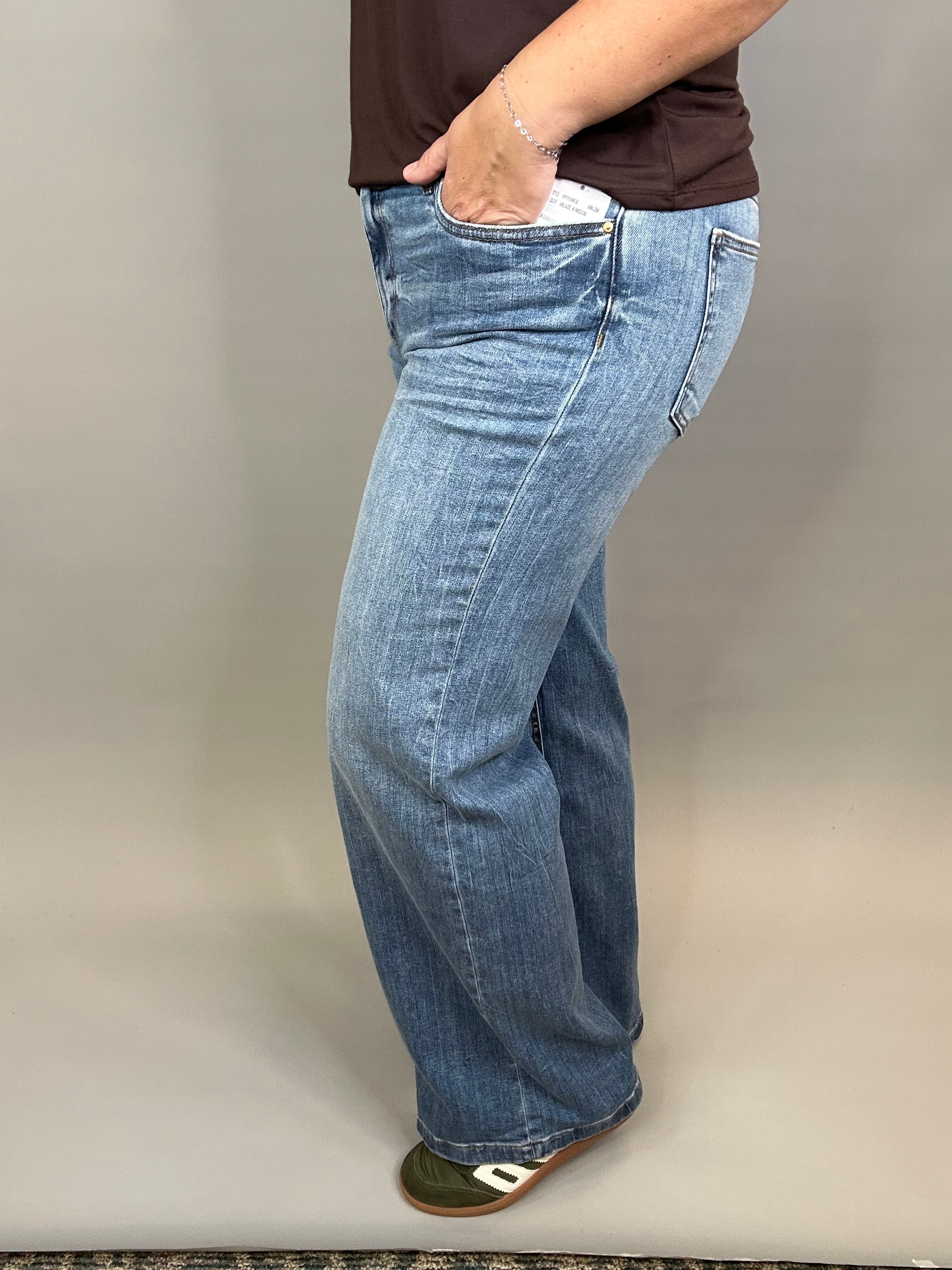 Ablaze Jean Wide Leg Bottoms - Pants KUT FROM THE KLOTH
