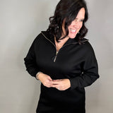 Black Modal Long Sleeve Dress Dresses P.CILL