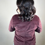 Patty Deep Plum Blazer Outerwear- Blazers VELVET HEART