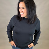 Black Turner Hoodie Top - Sweatshirt THREAD & SUPPLY