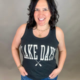 Black Lake Days Racerback Tank Tops- Tanks WINDMILL GYPSY