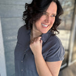 Charcoal June Dress Dresses THREAD & SUPPLY