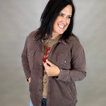 Rich Soil Snap Shacket Outerwear - Shacket MONO B