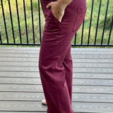 Jodi Claret Straight Leg Pant - KUT