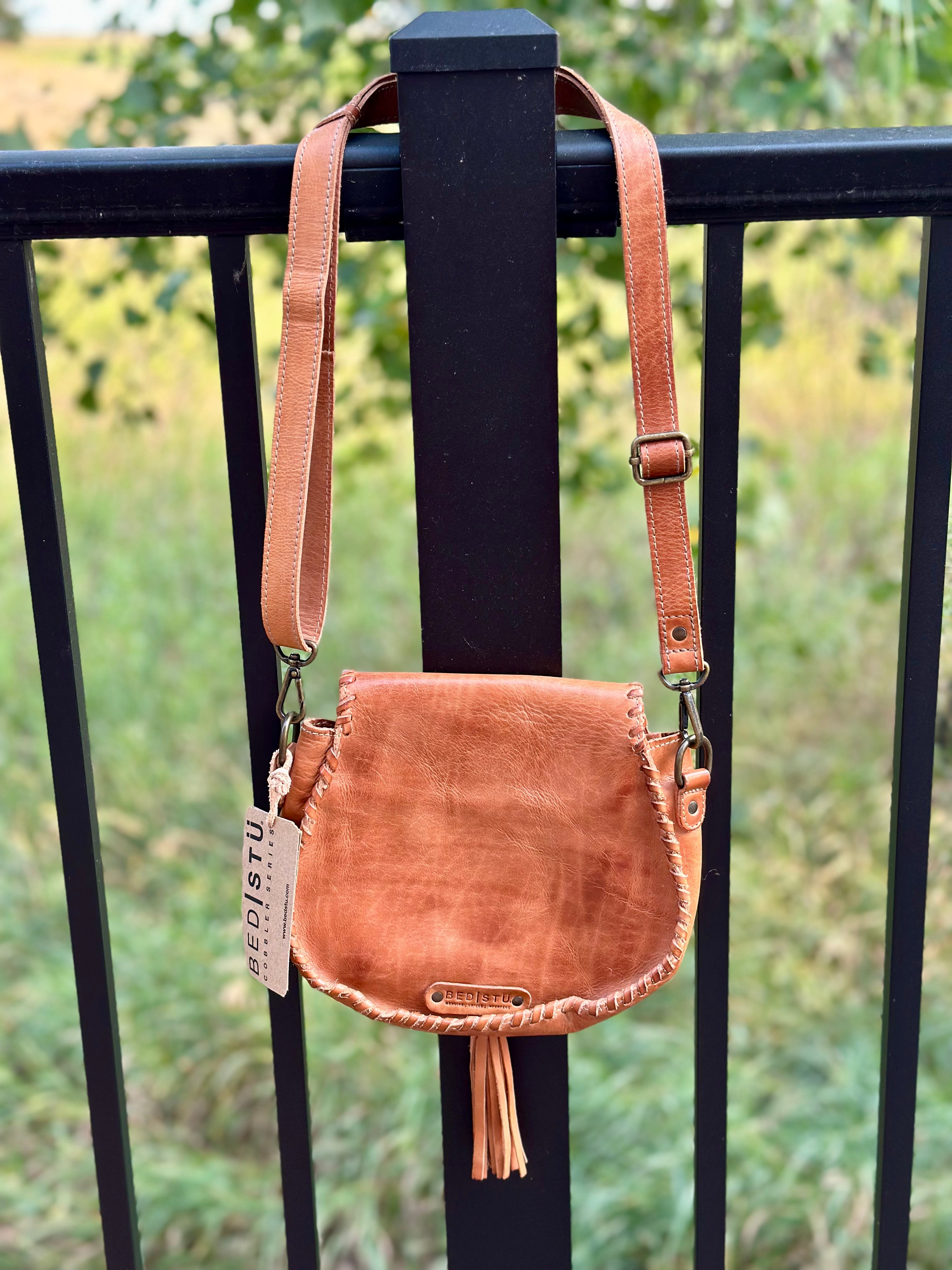 Half Moon Tan Rustic (Bed Stu) Bags- Purses BED STU