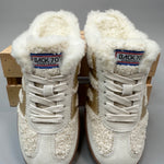 EASTER FL - Butter Gold Backless Sneaker Shoes - Sneaker Back 70