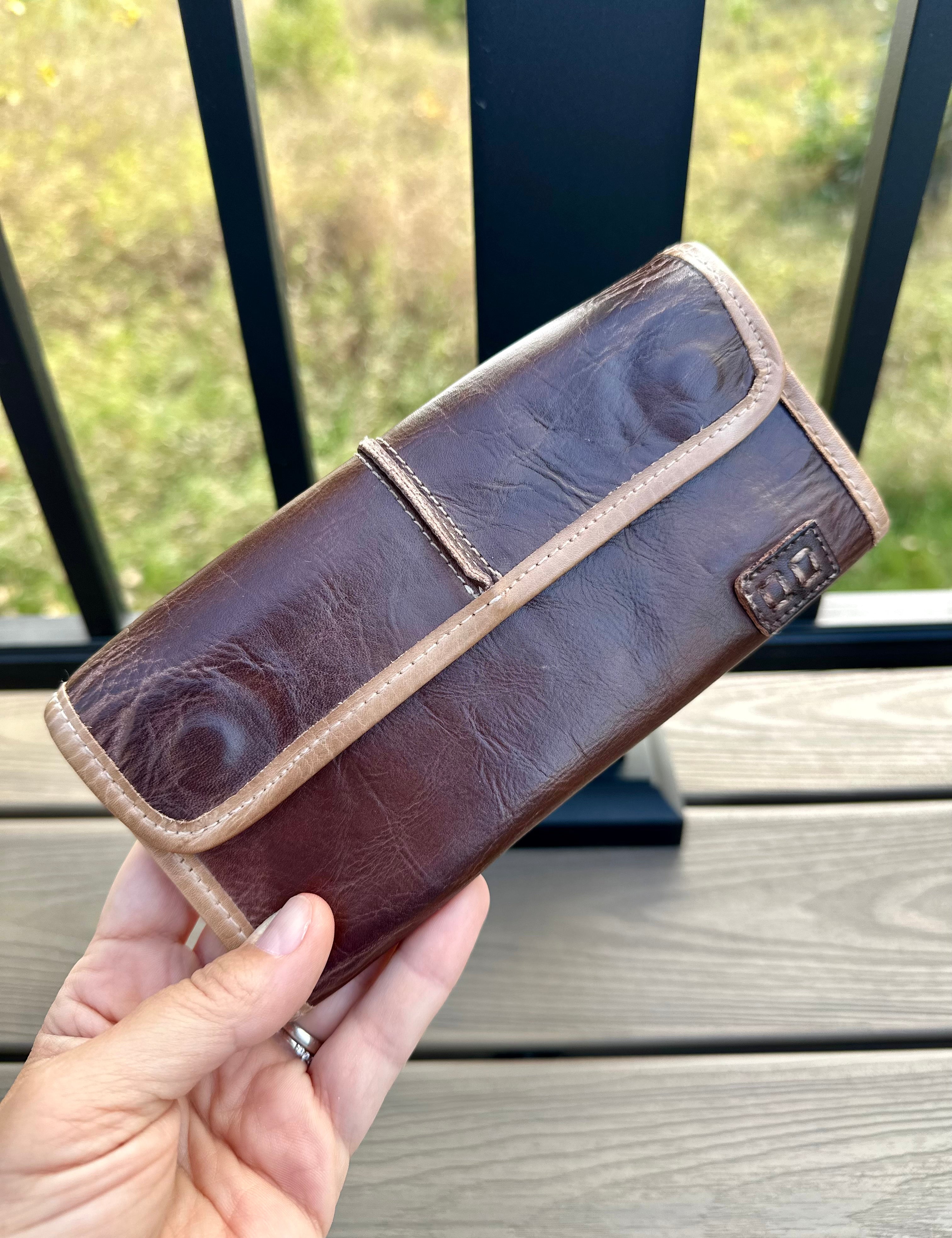 Bed|Stü Canton Wallet in Teak Oats Rustic Bags- Wallets & Wristlets BED STU
