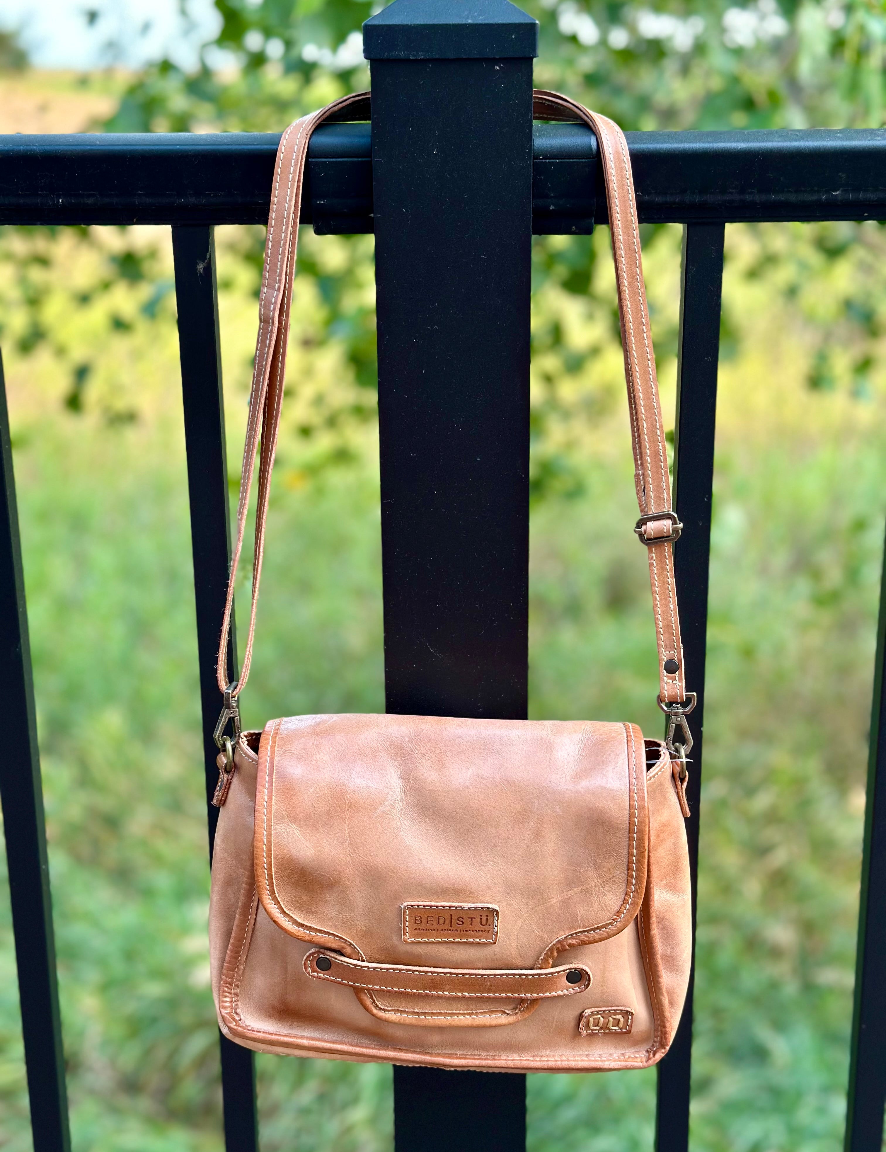 Ceremonious Oats Tan Rustic Bed Stu Bag Bags- Purses BED STU