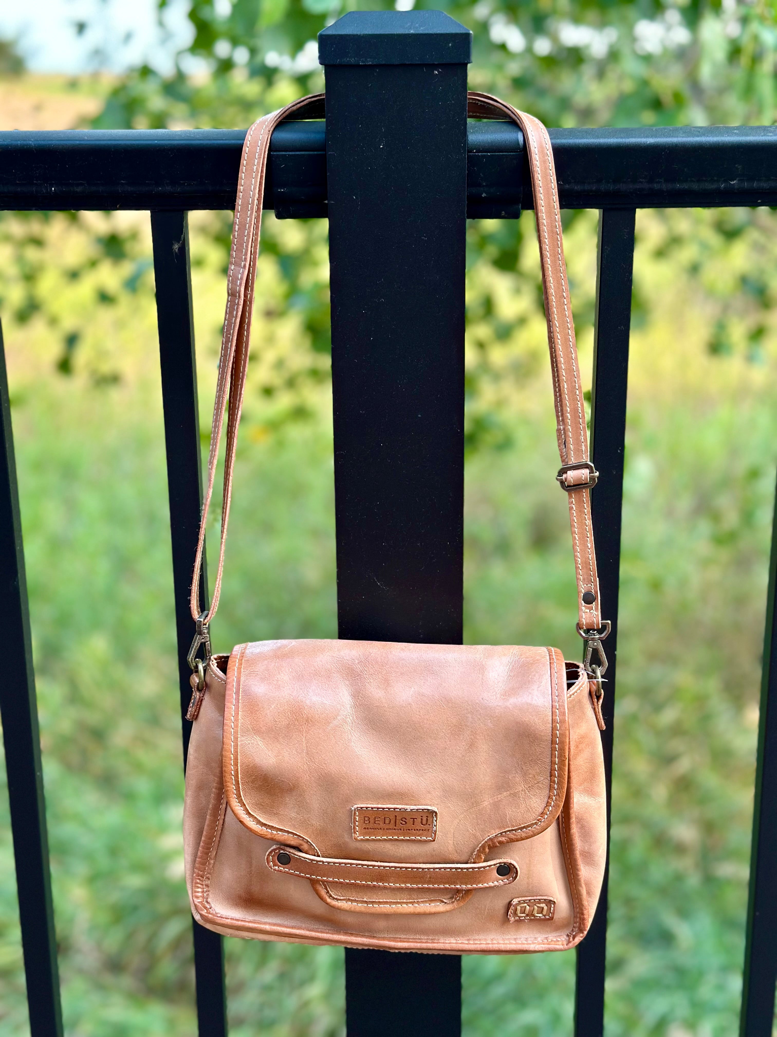 Ceremonious Oats Tan Rustic Bed Stu Bag Bags- Purses BED STU