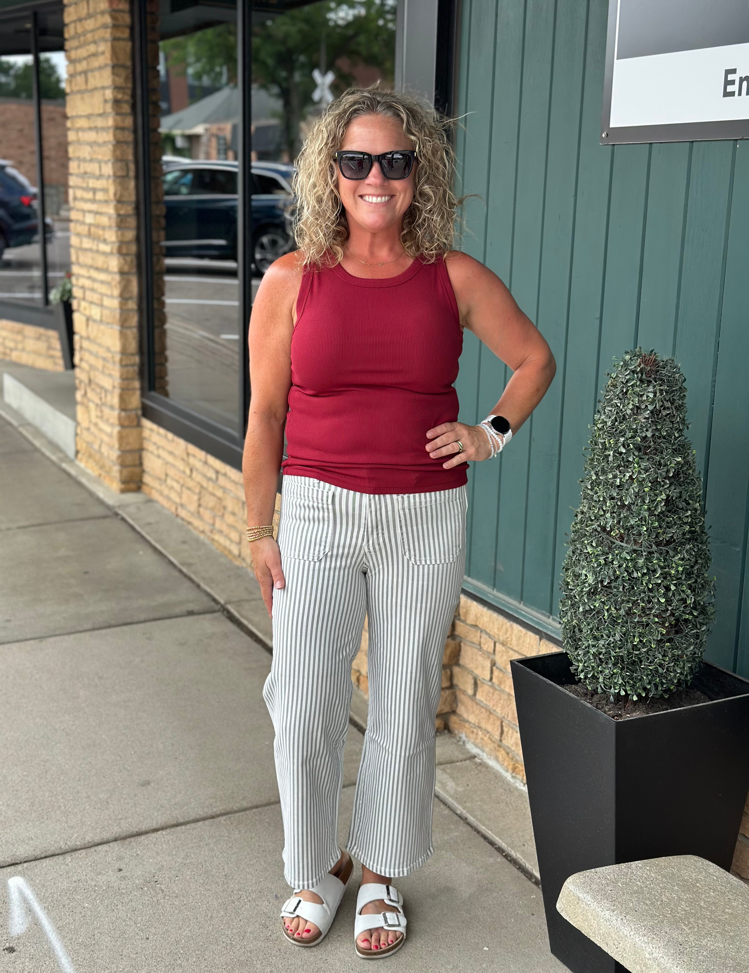 Red Edlin Tank Tops- Tanks THREAD & SUPPLY