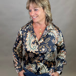 Midnight Bloom Blouse Tops- Blouses EE:SOME