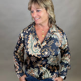 Midnight Bloom Blouse Tops- Blouses EE:SOME