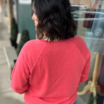 Red USA Hangout Top Top - Sweatshirt THREAD & SUPPLY
