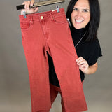 Paprika Kelsey Ankle Flare Jeans Bottom- Pants KUT FROM THE KLOTH