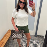 Olive Jane High Rise Shorts Bottoms - Shorts KUT FROM THE KLOTH