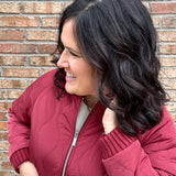 Red Anniston Reversible Jacket