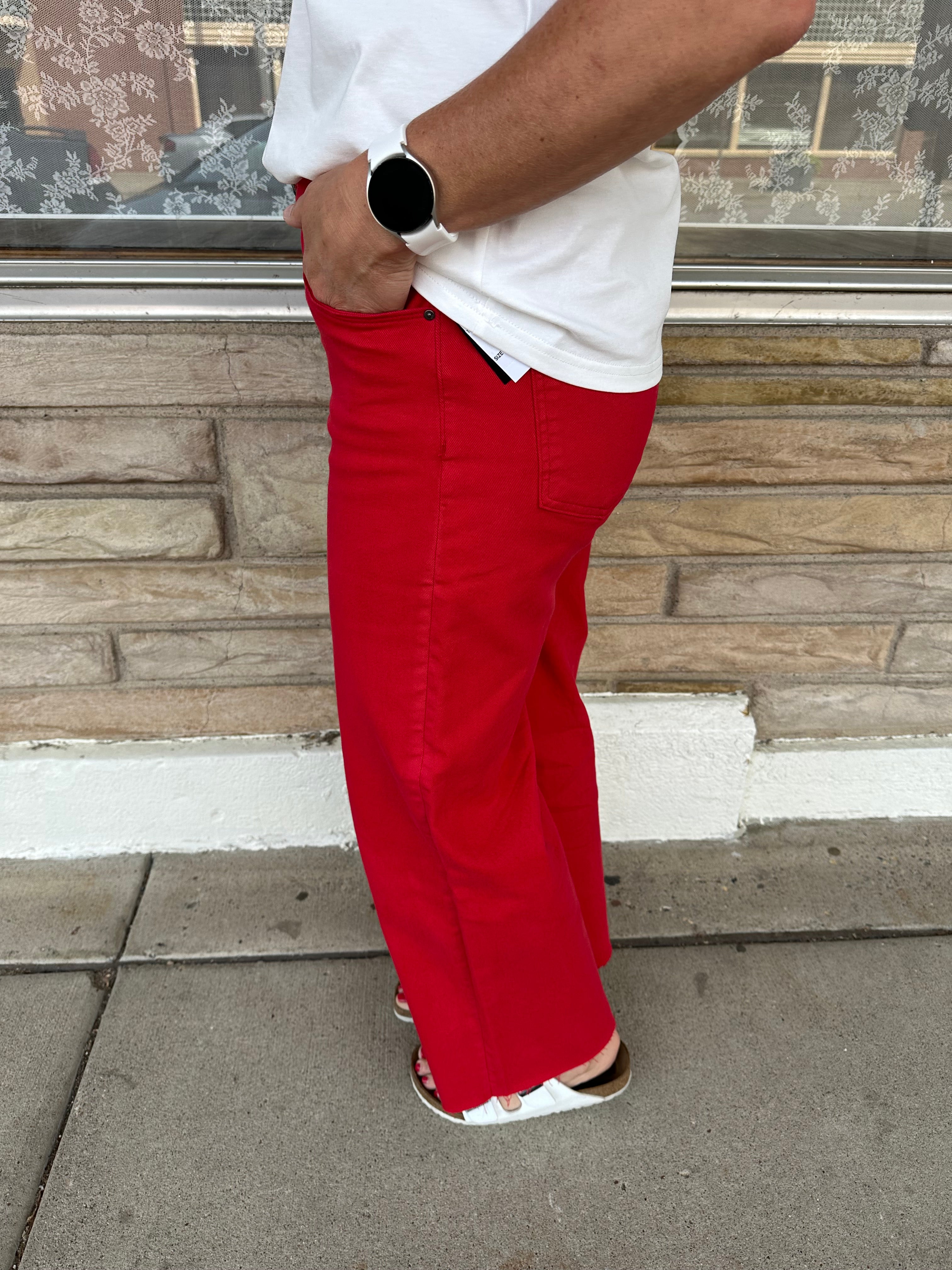 Tomato Meg Wide Leg Jean Bottoms - Pants KUT FROM THE KLOTH