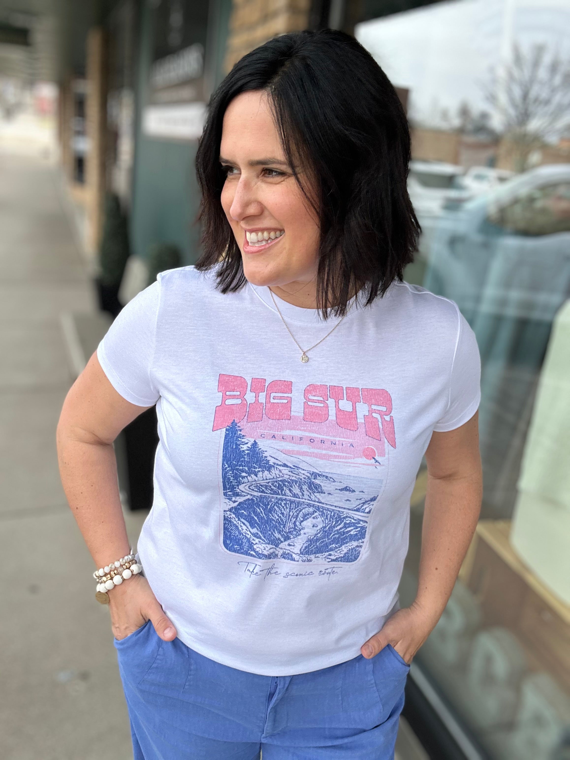 Big Sur Graphic Tee Top - Tee FLAG AND ANTHEM