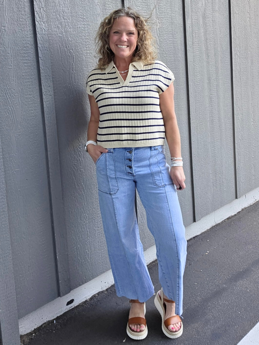 Navy Poet Top Top - Sweater THREAD & SUPPLY
