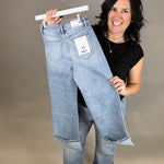 Capri Blue Wide Leg Jeans Bottom- Pants MICA DENIM