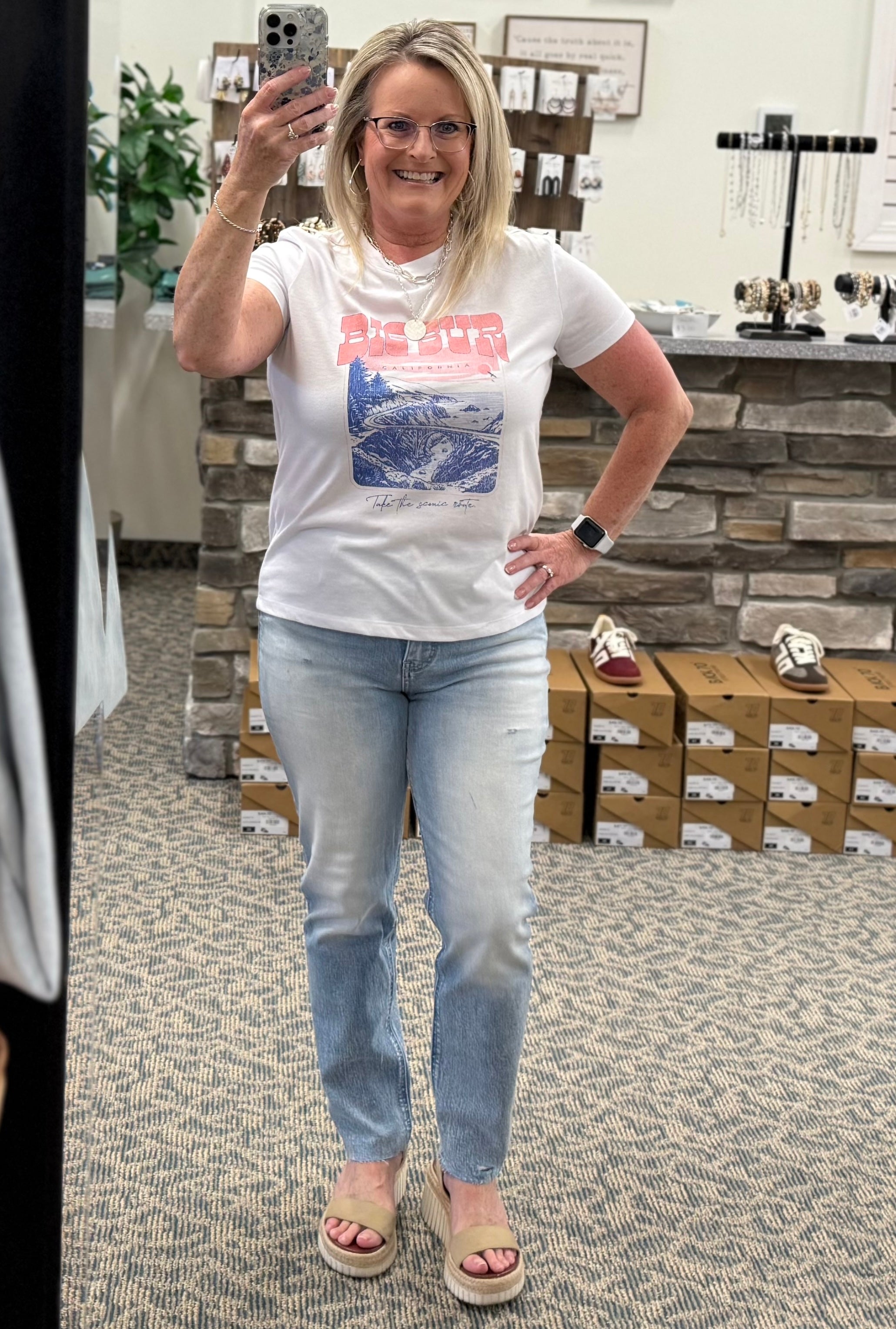 Big Sur Graphic Tee Top - Tee FLAG AND ANTHEM