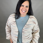 Dorset Balloon Sleeve Cardigan Tops- Cardigans FLAG AND ANTHEM