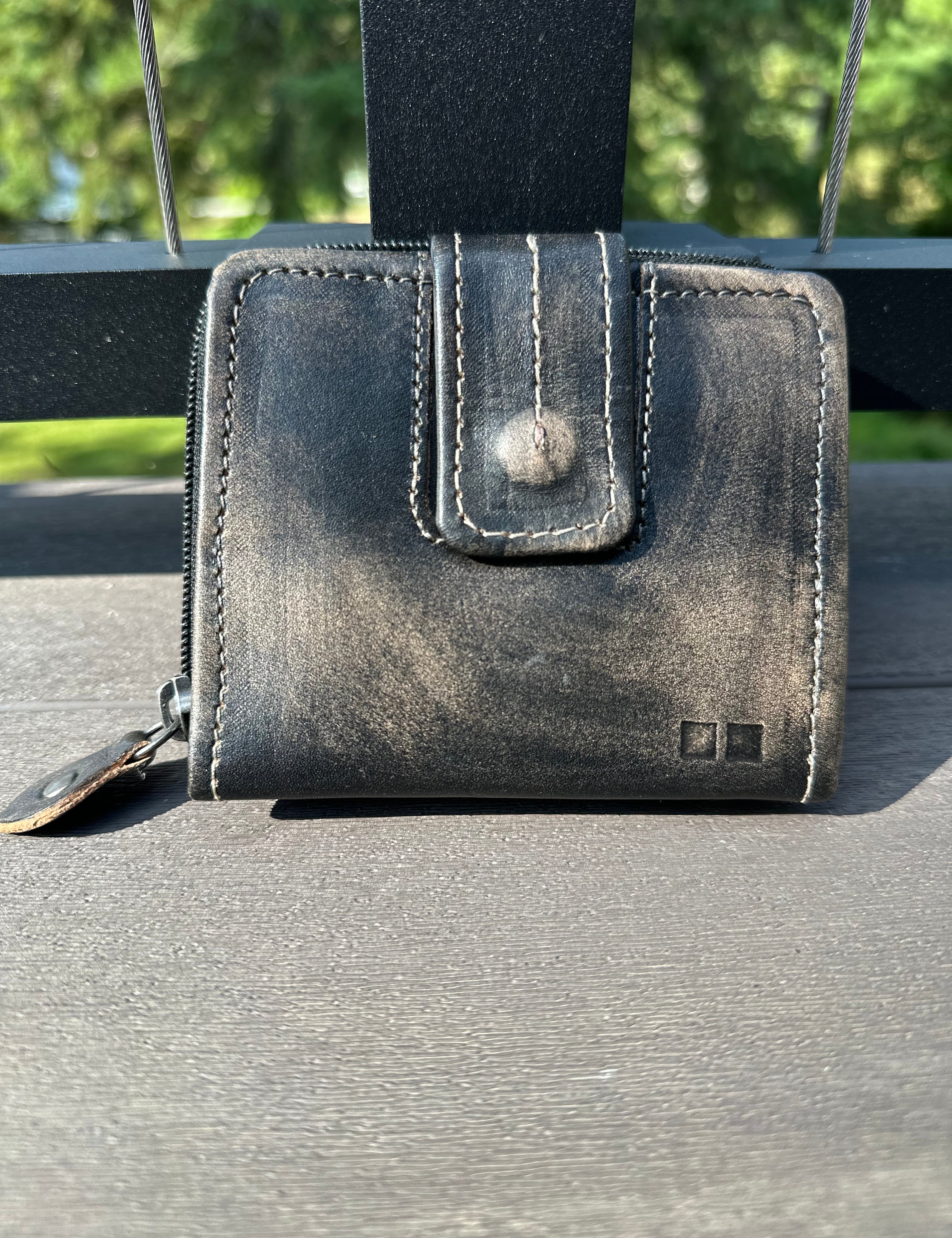Bed|Stü Plus Wallet — Black Hand Wash Bags- Wallets & Wristlets BED STU