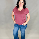 Charlotte Healthy Dark Base Wide Leg Jeans Bottom- Pants KUT FROM THE KLOTH