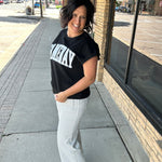 Black Game Day Top Top- Sweatshirt PANACHE