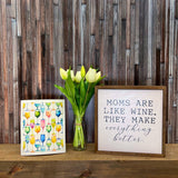 Wine Glass Swedish Dishcloths