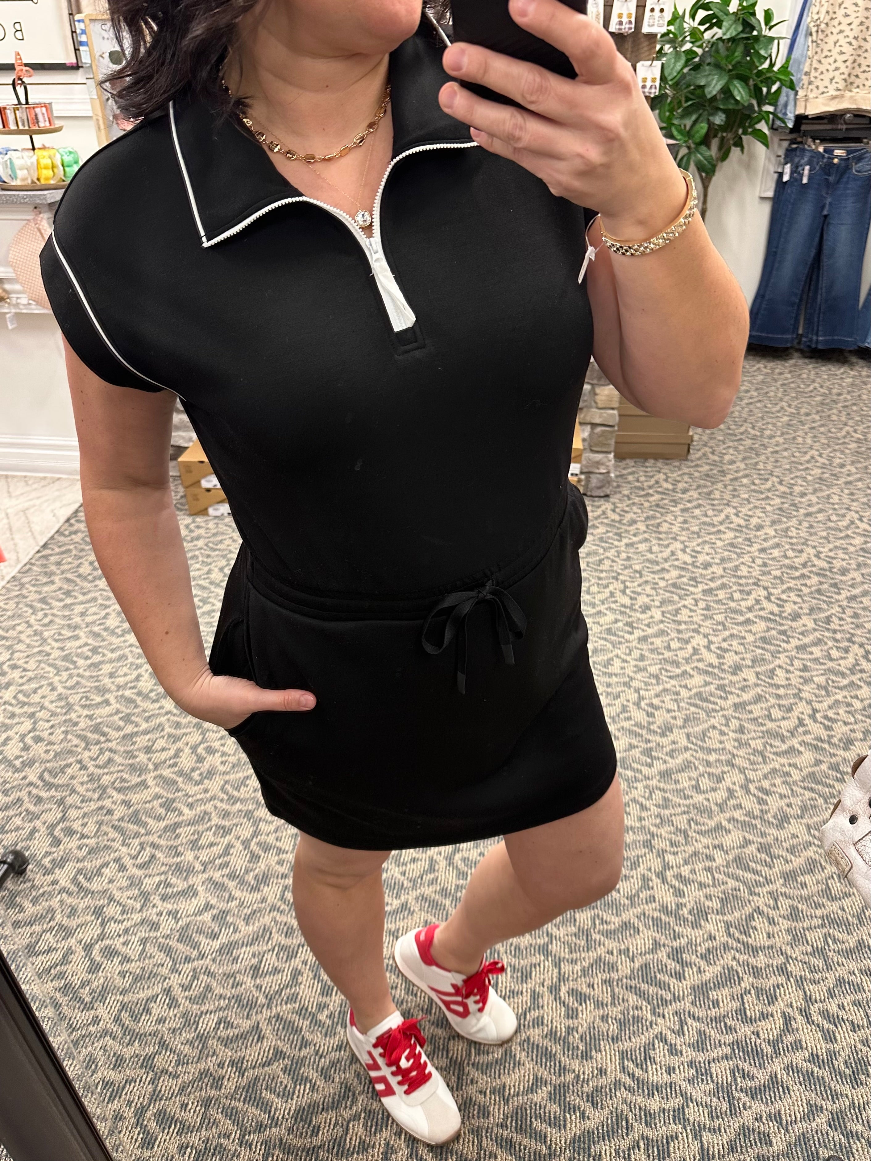 Black Britney Dress Dresses THREAD & SUPPLY