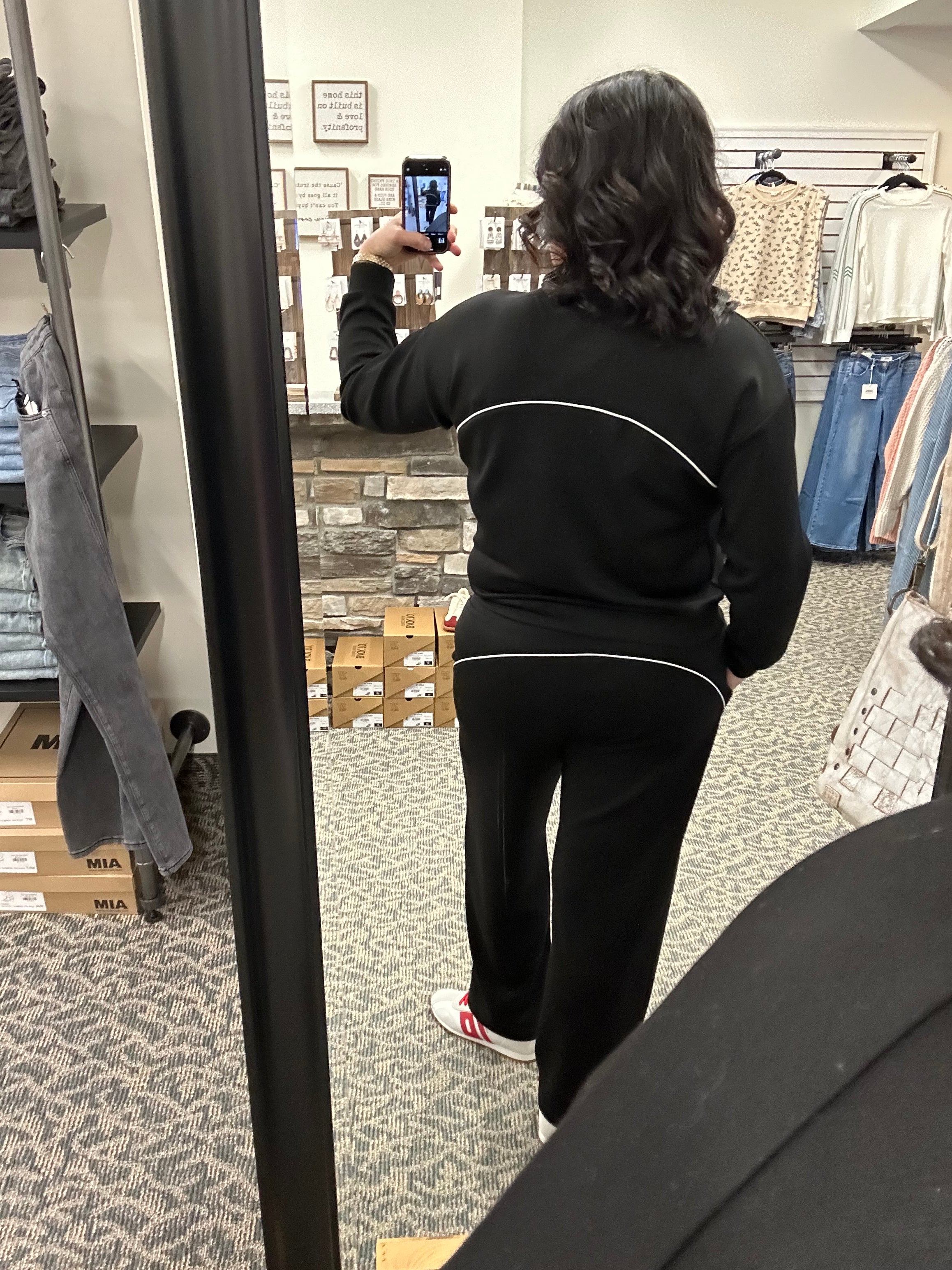 Black Britney Top Top- Sweatshirt THREAD & SUPPLY