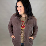 Rich Soil Snap Shacket Outerwear - Shacket MONO B