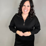 Black Modal Long Sleeve Dress Dresses P.CILL