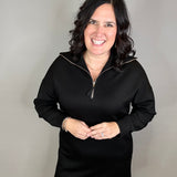 Black Modal Long Sleeve Dress Dresses P.CILL