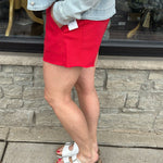 Jane High Rise Tomato Short Bottoms - Shorts KUT FROM THE KLOTH