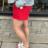 Jane High Rise Tomato Short Bottoms - Shorts KUT FROM THE KLOTH
