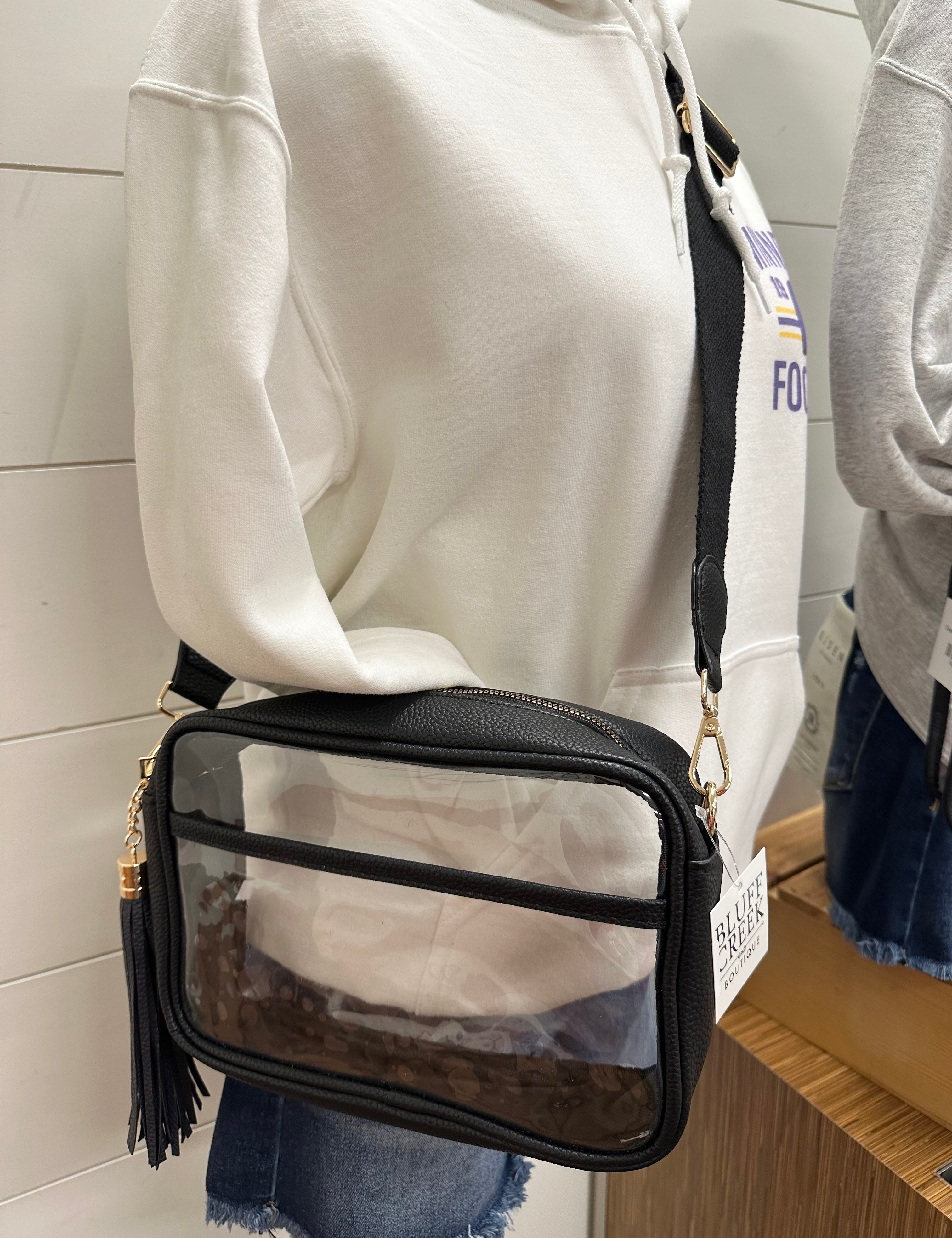 Clear Cross Body Camera Bag Bags- Purses HANA
