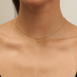 24K Gold Dainty Cross Pendant Necklace Brenda Grands Jewelry