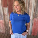 Royal Crew Neck Top Top - Tee STACCATO