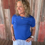 Royal Crew Neck Top Top - Tee STACCATO