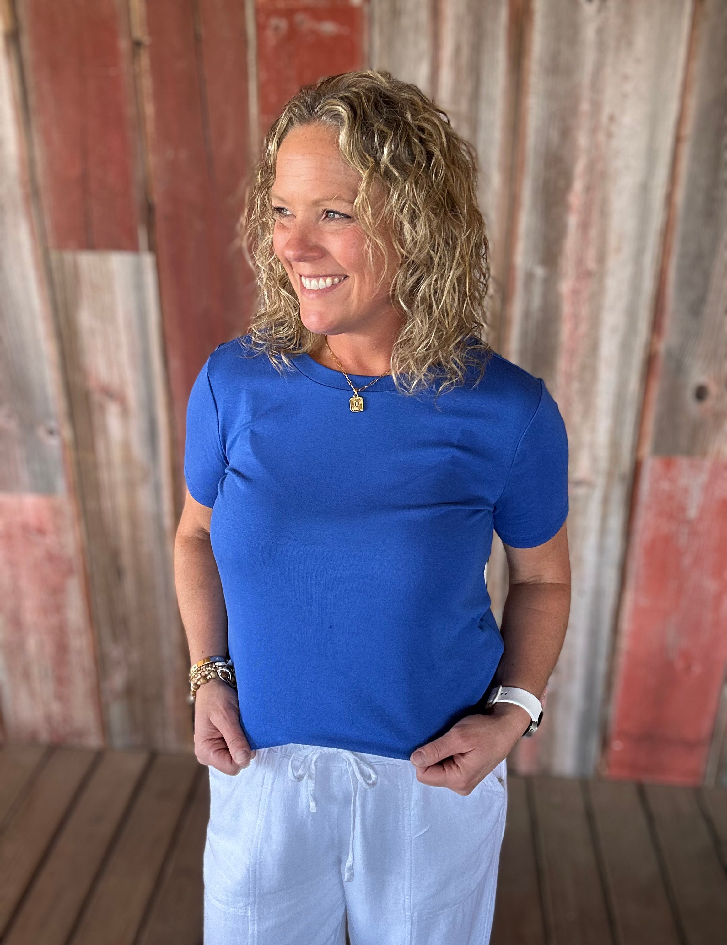 Royal Crew Neck Top Top - Tee STACCATO