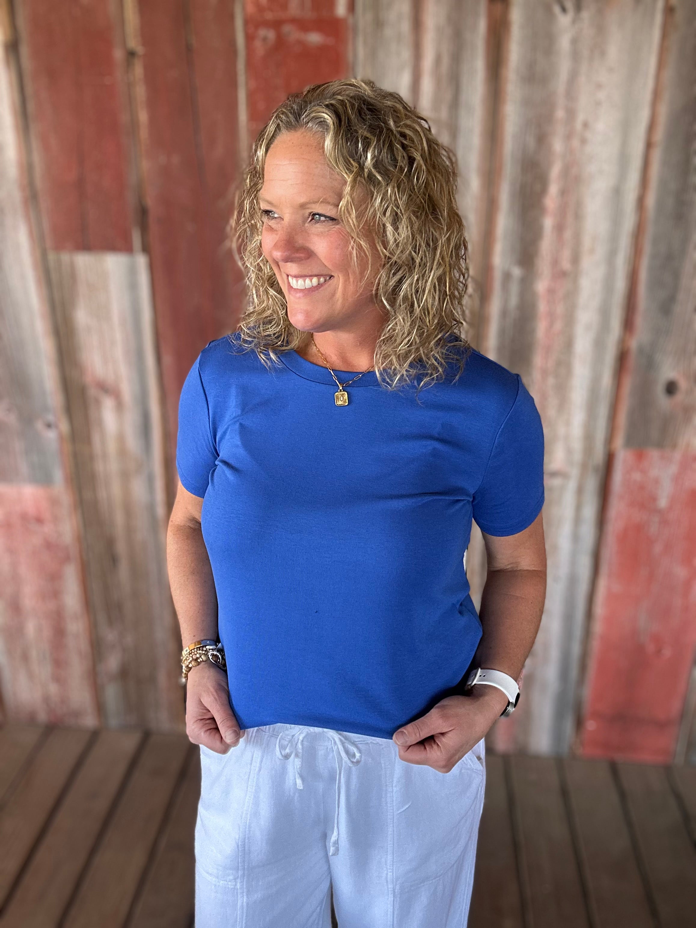 Royal Crew Neck Top Top - Tee STACCATO