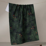 Evergreen Pine Tea Towel Geometry
