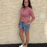 Misty Rose Sage Top Top - Tee THREAD & SUPPLY