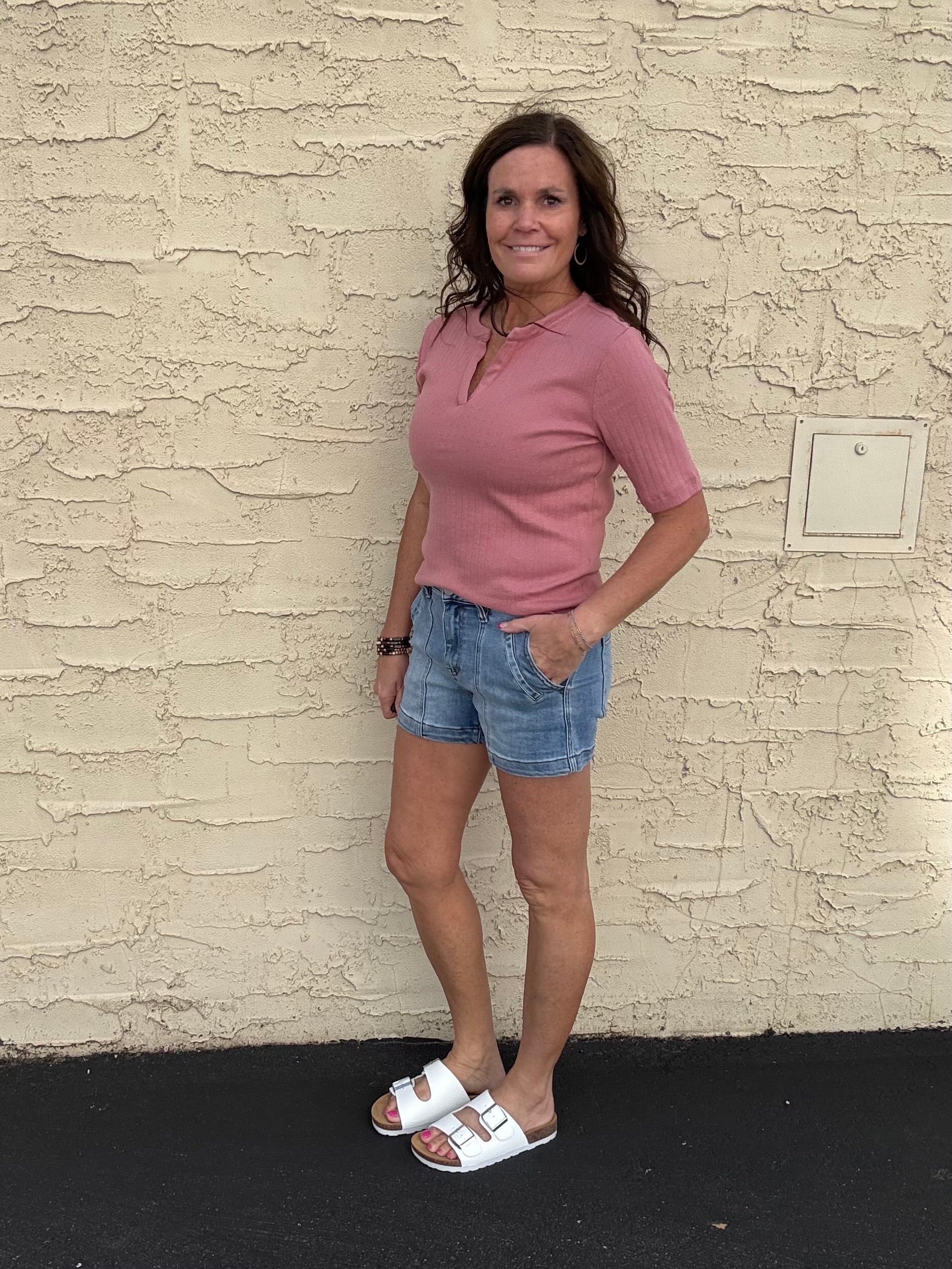Misty Rose Sage Top Top - Tee THREAD & SUPPLY