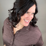 Coffee Heather Indiana Pullover Top - Sweatshirt THREAD & SUPPLY