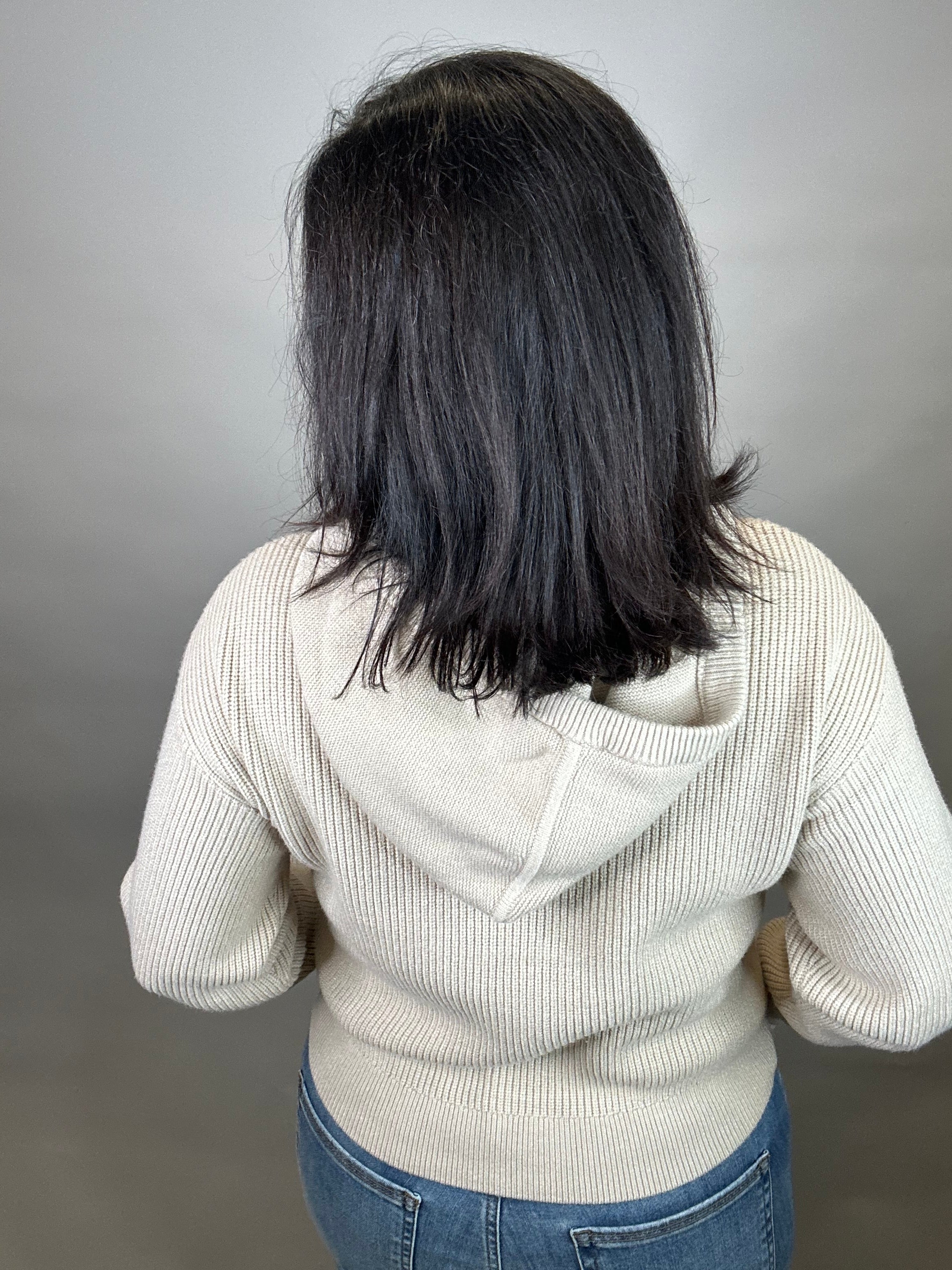Oxford Tan Dolly Sweater Hoodie Top - Sweater THREAD & SUPPLY