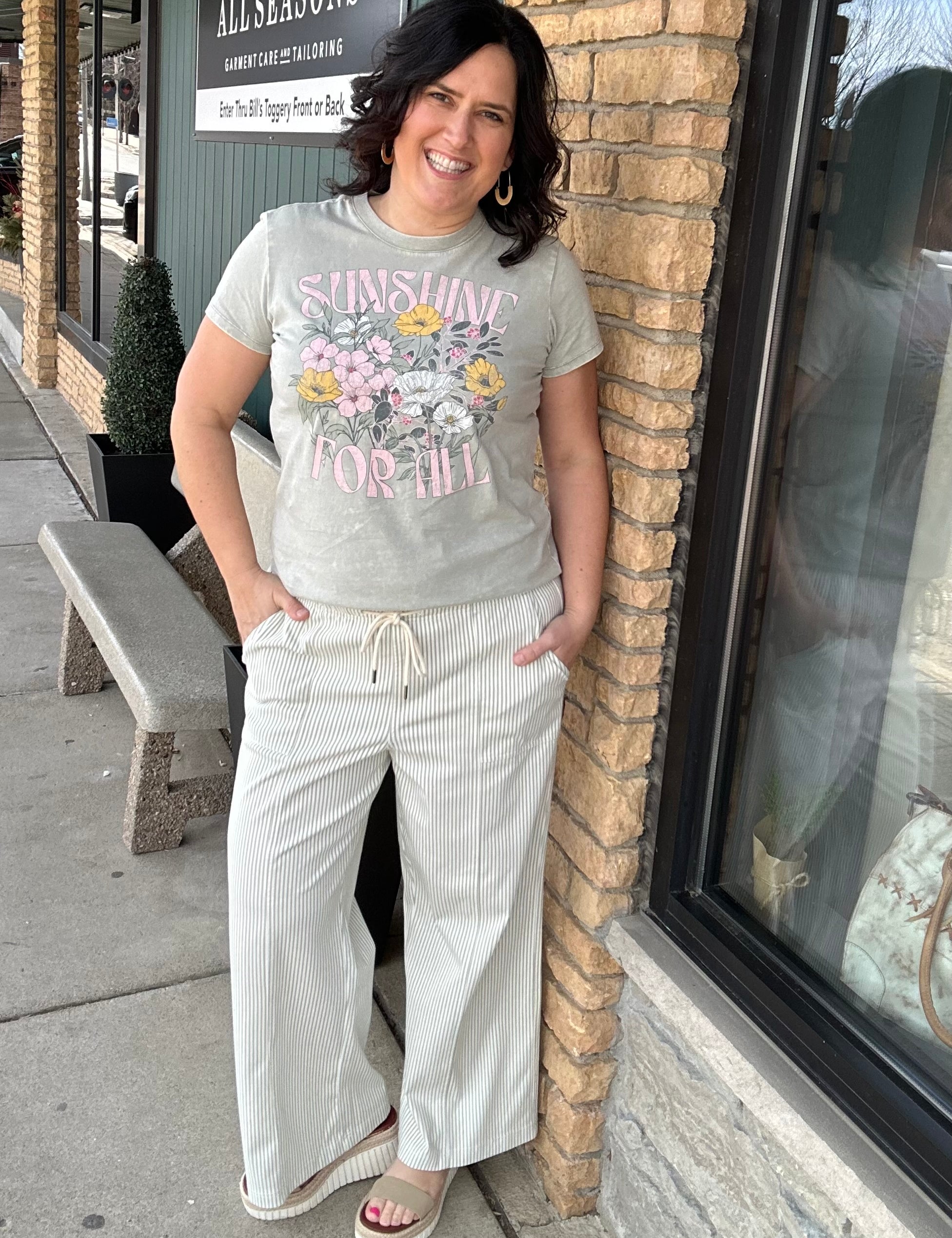 Sage Sunshine For All Tee Top - Tee FLAG AND ANTHEM