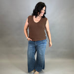 Brown Misty Top Tops- Blouses THREAD & SUPPLY